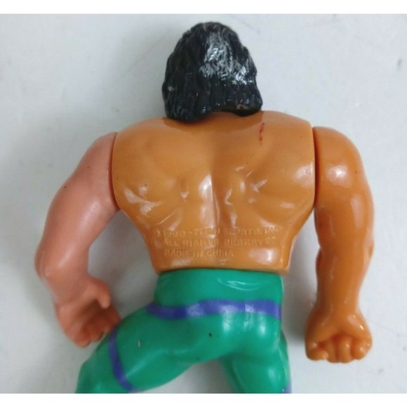 Vintage 1990 Titan Sports WWF/WWE Jake The Snake Roberts 4.25" Action Figure (A) - Picture 9 of 10